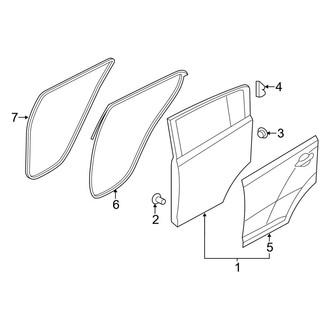 Kia OE - Rear Door - Door & Components
