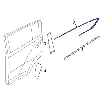 Kia OE - Front Left Door Reveal Molding