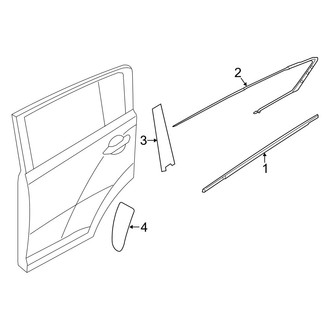 Kia OE - Rear Door - Exterior Trim