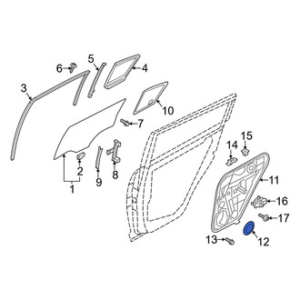 Kia OE - Door Panel Carrier Screw Cap