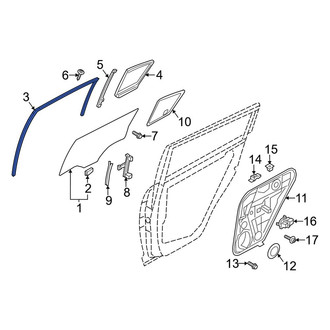 Kia OE - Rear Left Window Channel