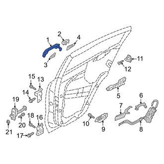 Kia OE - Front Left Outer Exterior Door Handle