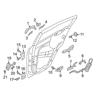 Kia OE - Rear Door - Lock & Hardware