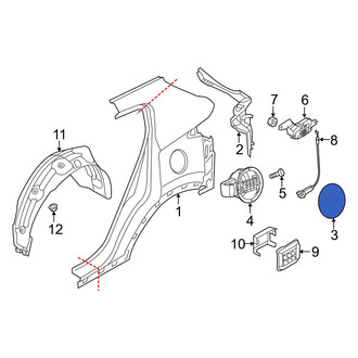 Kia OE - Rear Fuel Filler Door