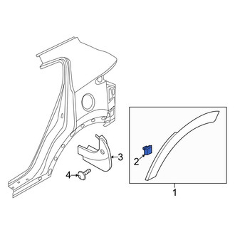 Kia OE - Liftgate Finish Panel Clip