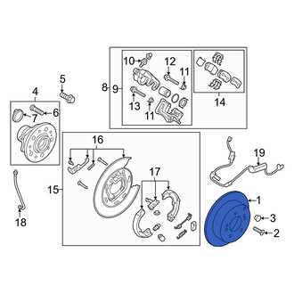 Kia OE - Rear Disc Brake Rotor