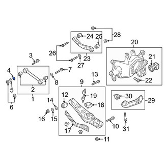 Kia OE - Rear Alignment Camber Adjusting Eccentric