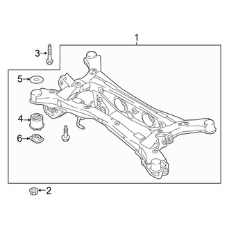 Kia OE - Rear Suspension - Suspension Mounting (FWD)