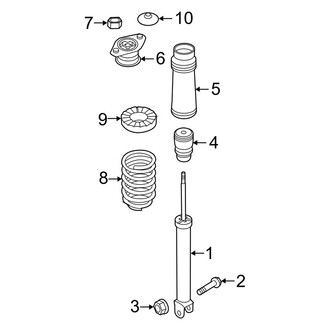 Kia OE - Rear Suspension - Shocks & Components (FWD)