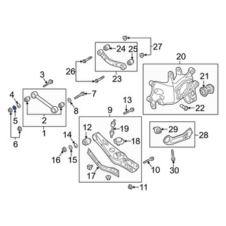 Kia OE - Lower Suspension Control Arm Washer