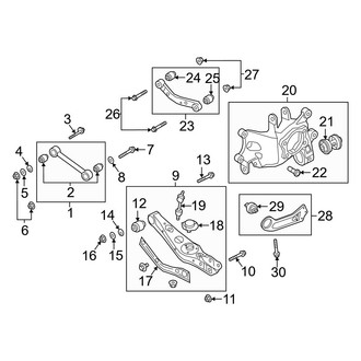 Kia OE - Rear Suspension - Suspension Components (AWD)