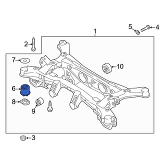 Kia OE - Rear Rearward Suspension Crossmember Insulator