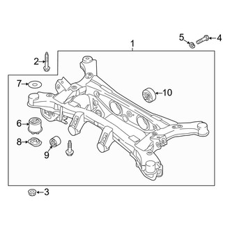 Kia OE - Rear Suspension - Suspension Mounting (AWD)