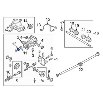 Kia OE - Rear Differential Pinion Seal