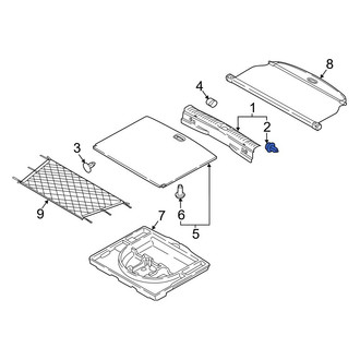 Kia OE - Upper Quarter Panel Trim Panel Clip
