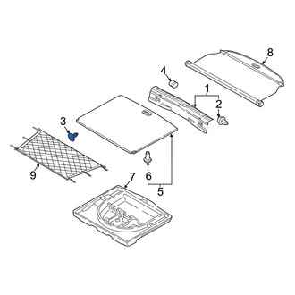 Kia OE - Kick Panel Retainer