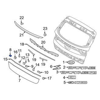 Kia OE - Liftgate Finish Panel Insulator