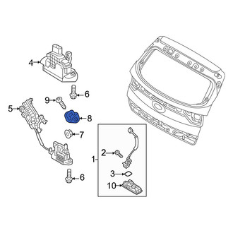 Kia OE - Rear Liftgate Lock Striker Plate
