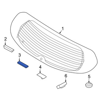 Kia OE - Back Glass Spacer
