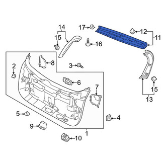 Kia OE - Rear Lower Liftgate Trim