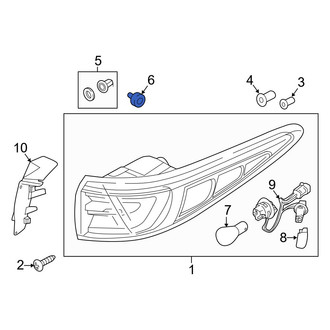 Kia OE - Tail Light Clip