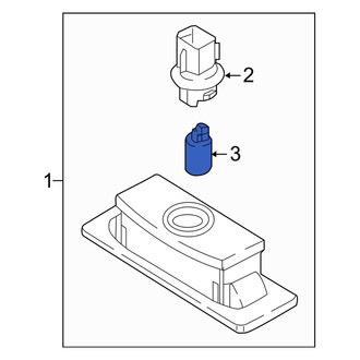 Kia OE - License Plate Light Bulb