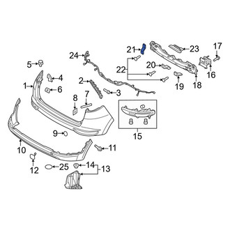 Kia OE - Upper Bumper Impact Bar Brace