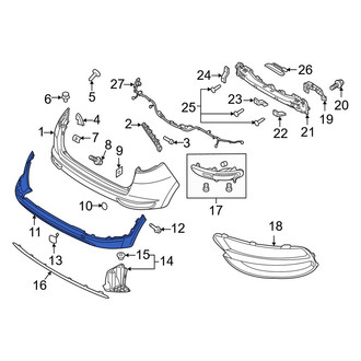 Kia OE - Rear Lower Bumper Cover