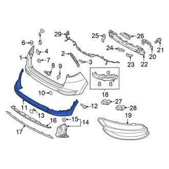 Kia OE - Rear Lower Bumper Cover