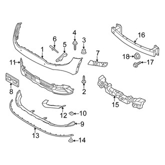 Kia OE - Front Bumper & Grille - Bumper & Components (EX / LX / SX / SX Prestige)