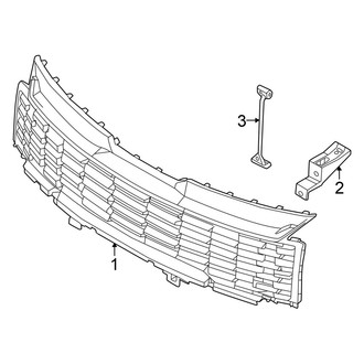 Kia OE - Front Bumper & Grille - Grille & Components (USA Built), (X-Line / X-Pro Prestige)
