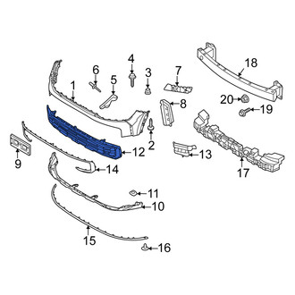 Kia OE - Front Upper Grille