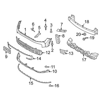 Kia OE - Front Bumper & Grille - Bumper & Components (X-Line / X-Pro / X-Pro Prestige)