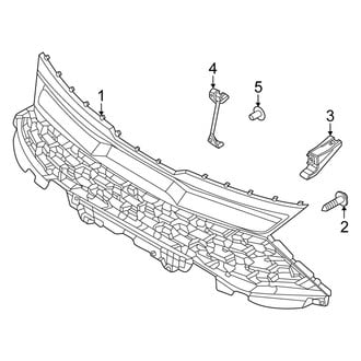 Kia OE - Front Bumper & Grille - Grille & Components (X-Line / X-Pro / X-Pro Prestige)