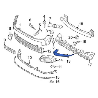 Kia OE - Front Left Bumper Trim