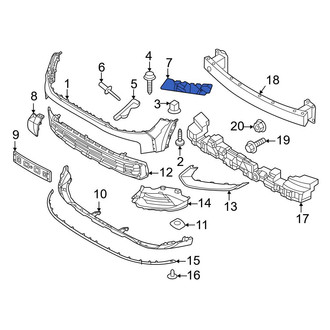Kia OE - Front Left Outer Bumper Cover Bracket