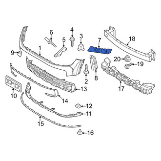 Kia OE - Front Right Outer Bumper Cover Bracket