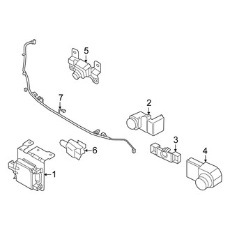 Kia OE - Front Bumper & Grille - Electrical Components (Plug-In Hybrid X-Line / Plug-In Hybrid X-Line Prestige)