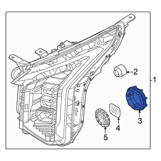 Kia OE - Outer Headlight Bulb Cap