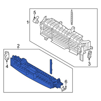 Kia OE - Front Lower Radiator Shutter Assembly
