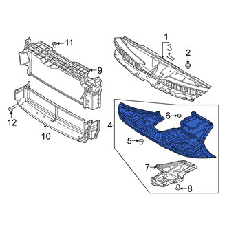 Kia OE - Front Forward Radiator Support Splash Shield