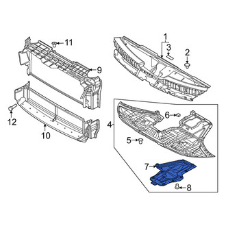 Kia OE - Front Forward Radiator Support Splash Shield