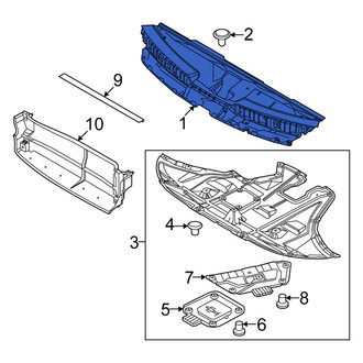 Kia OE - Front Radiator Support Access Cover