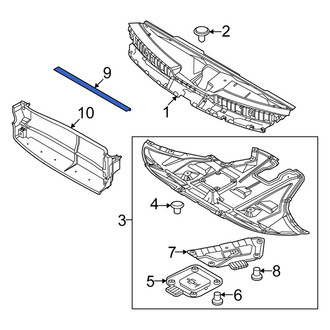 Kia OE - Front Upper Radiator Support Air Deflector