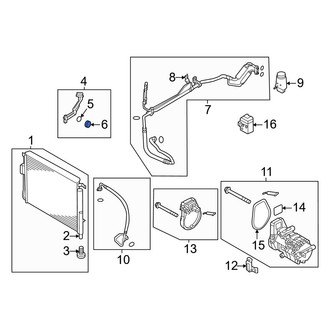 Kia OE - Lower A/C Refrigerant Line O-Ring