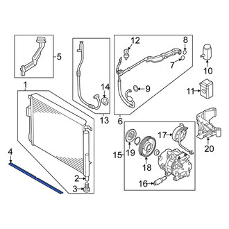 Kia OE - A/C Condenser Duct
