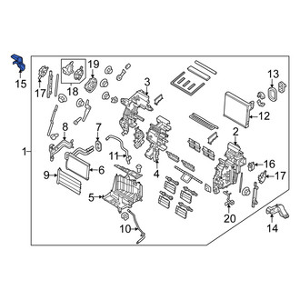 Kia OE - Front Left Lower Instrument Panel Air Duct