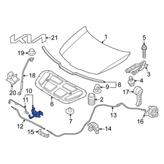 Kia OE - Front Hood Latch