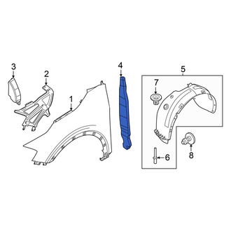 Kia OE - Front Left Lower Fender Insulator
