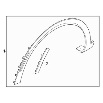 Kia OE - Fender - Exterior Trim (USA Built)